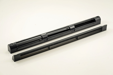 VT501, nawiewnik okienny z manualną regulacja, antracyt RAL7016 dwustronnie