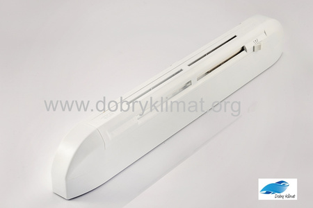 Nawiewnik okienny higrosterowany z komorą tłumiącą i czerpnią akustyczną, ISOLA HY 3F + RAH + CFA