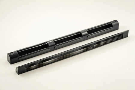 VT501, nawiewnik okienny z manualną regulacja, antracyt RAL7016 dwustronnie