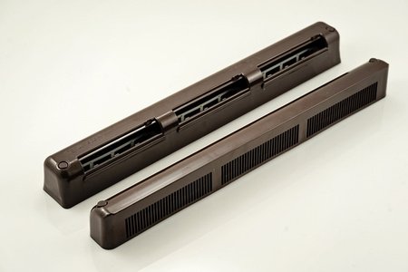 Nawiewnik z manualną regulacją i czerpnią akustyczną, typ VT401, brąz