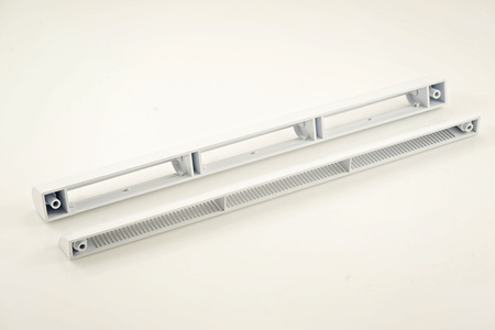 VT501, nawiewnik okienny z manualną regulacja, biały dwustronnie