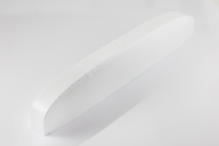 Automatyczny nawiewnik ciśnieniowy, akustyczny ISOLA 2.45 z komorą tłumiącą RA, jasny szary (RAL7035)