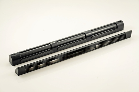 VT501, nawiewnik okienny z manualną regulacja, antracyt RAL7016 dwustronnie