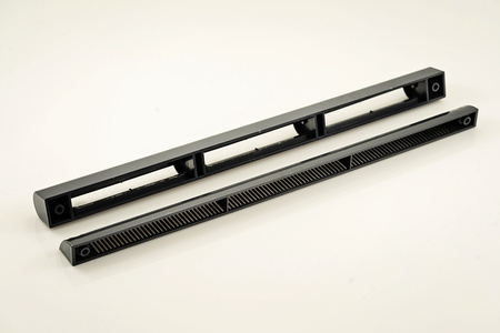 VT501, nawiewnik okienny z manualną regulacja, antracyt RAL7016 dwustronnie