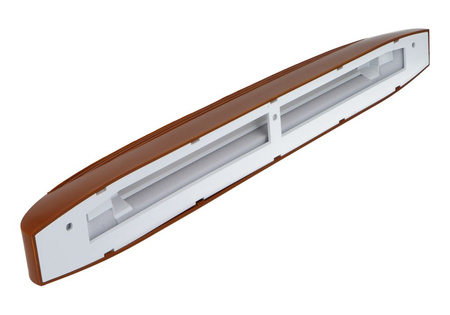 Automatyczny nawiewnik ciśnieniowy, akustyczny ISOLA 2.30, złoty dąb (RAL8003)