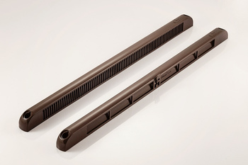 VENT, typ F1250, nawiewnik okienny, brąz (RAL8019)