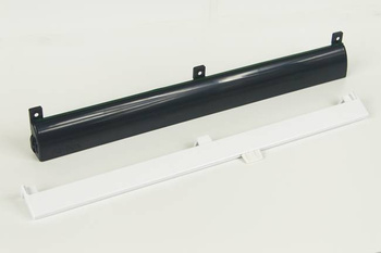 AIR BOX ECO nawiewnik okienny antysmogowy do samodzielnego montażu - biały wewnątrz, antracyt RAL7016 na zewnątrz
